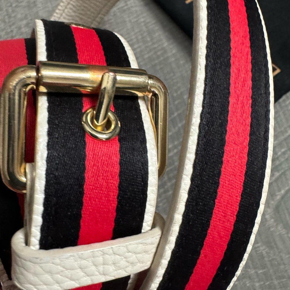 Bandolier Cream and Black Phone Case with Strap for 15 pro - Picture 10 of 12